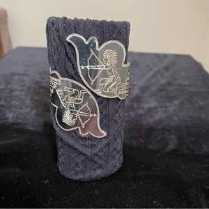 Vintage Women’s Mexican Sterling Silver Spring Hinge Bangle Bracelet